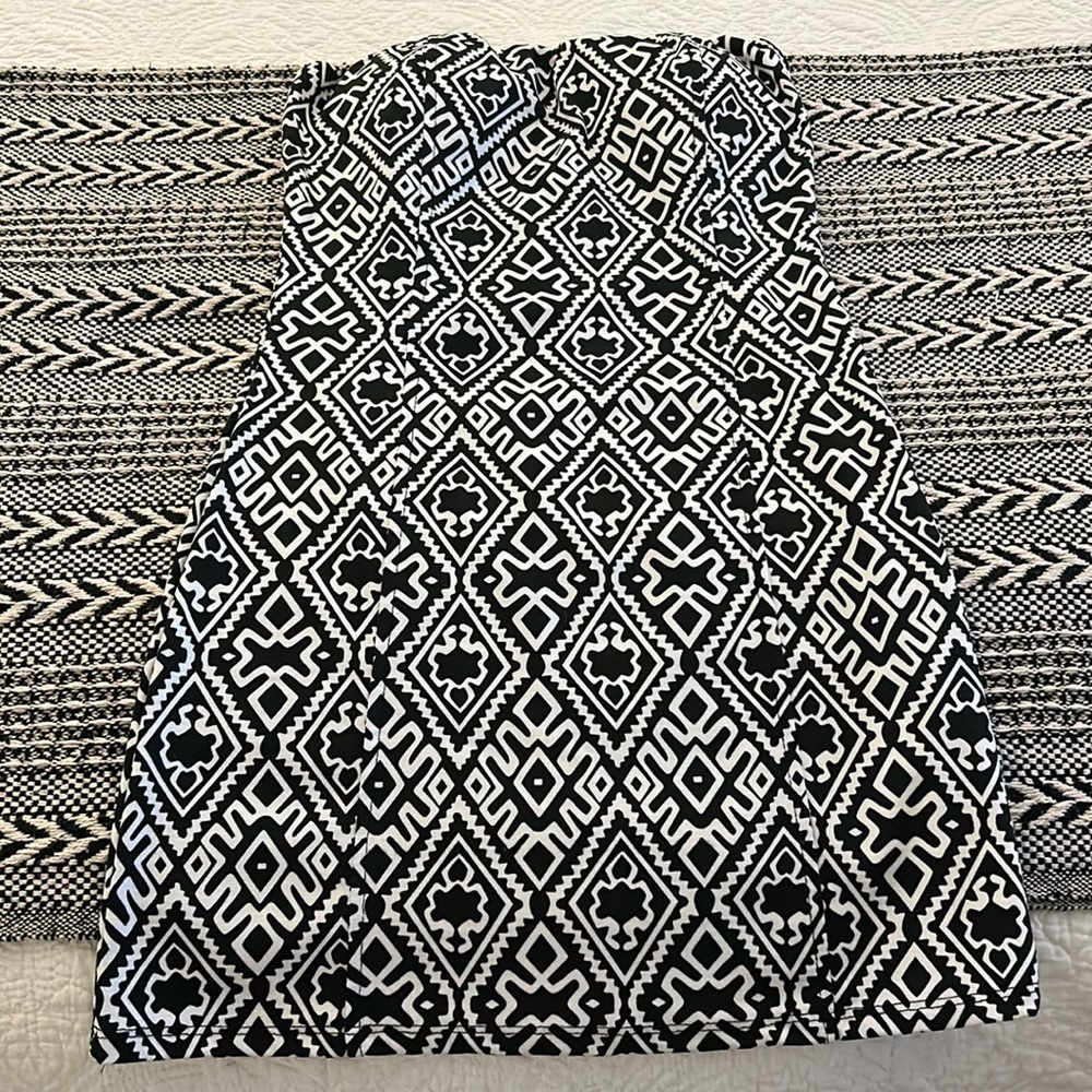 Cute mini strapless dress